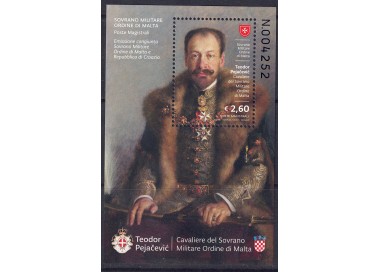 SMOM 2013 Teodor Pejačević s/s MNH**