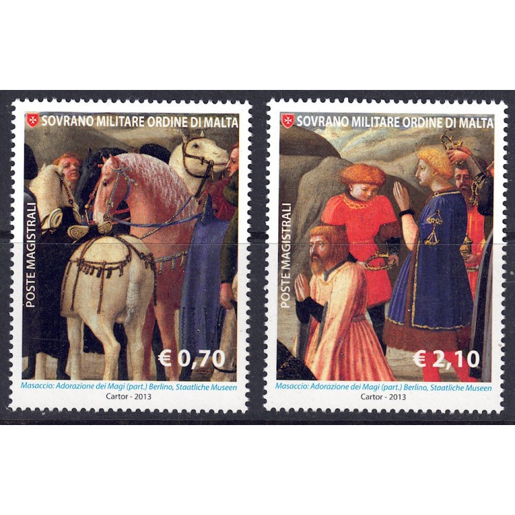 SMOM 2013 Iconography of the Three Kings 2v MNH**