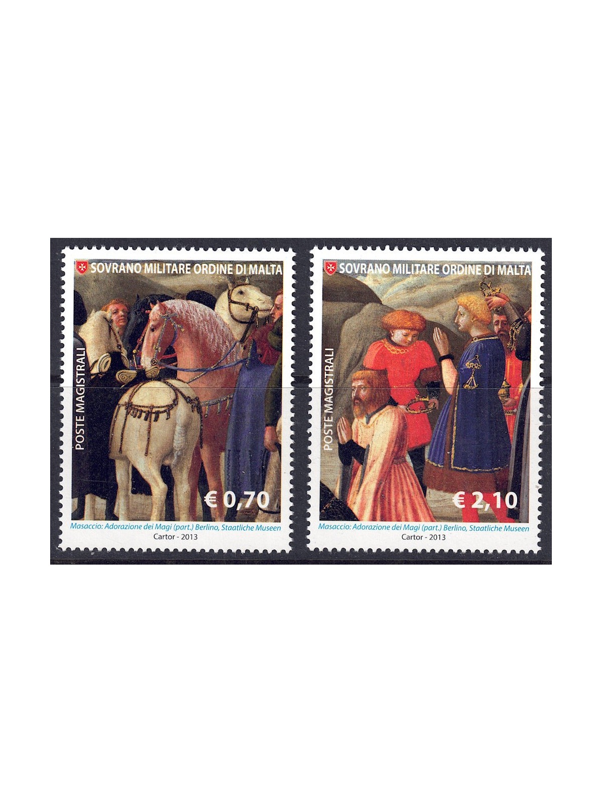SMOM 2013 Iconografia dei Re Magi 2v MNH**