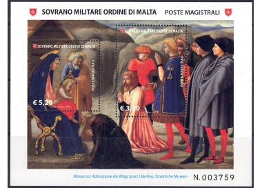 SMOM 2013 Iconografia dei Re Magi BF MNH**