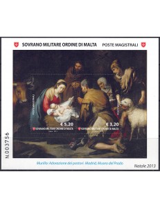 SMOM 2013 Christmas s/s MNH**