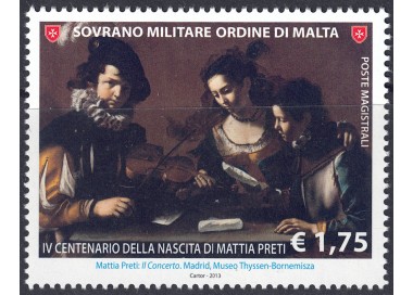 SMOM 2013 Mattia Preti MNH**
