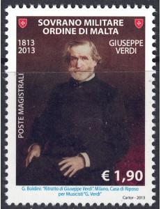 SMOM 2013 Giuseppe Verdi MNH**