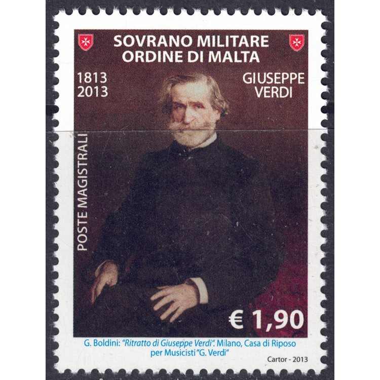 SMOM 2013 Giuseppe Verdi MNH**
