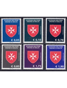 SMOM 2014 The Octagonal Cross 6v MNH**