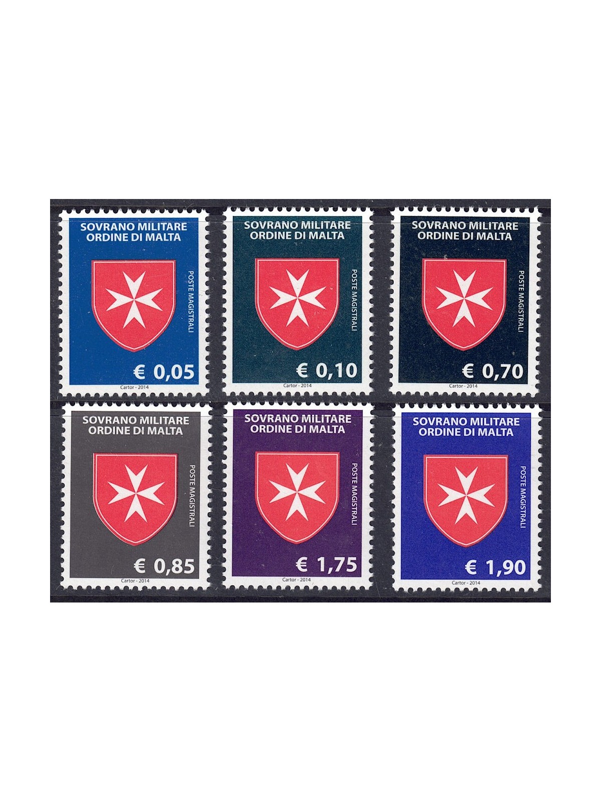 SMOM 2014 La Croce ottagona 6v MNH**