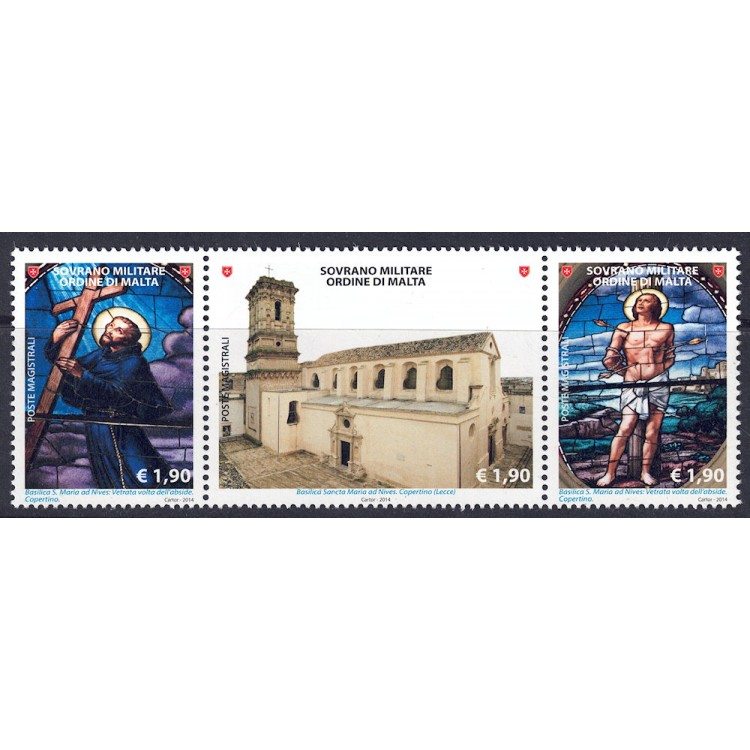 SMOM 2014 Places of Faith 3v MNH**