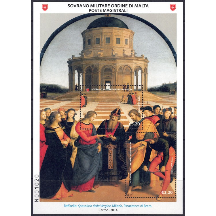 SMOM 2014 Maestri della pittura BF MNH**