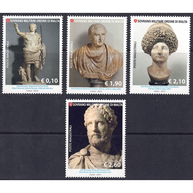 SMOM 2014 La Scultura nell'Arte (4ª serie) 4v MNH**