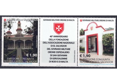 SMOM 2014 National Association of El Salvador 2v MNH**