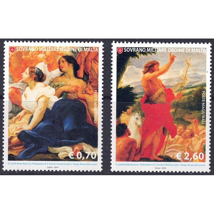 SMOM 2014 San Giovanni Battista 2v MNH**