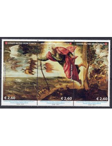 SMOM 2014 Nature and art 3v MNH**