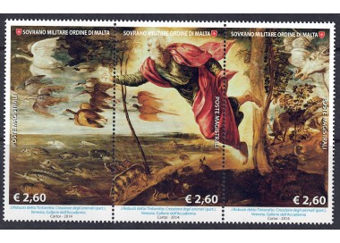 SMOM 2014 Nature and art 3v MNH**