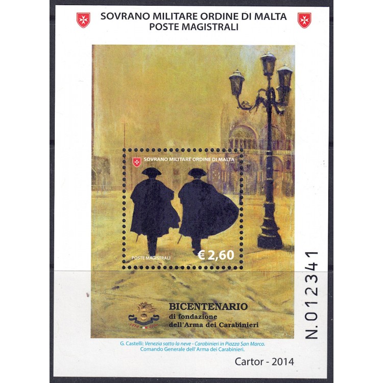SMOM 2014 Carabinieri s/s MNH**