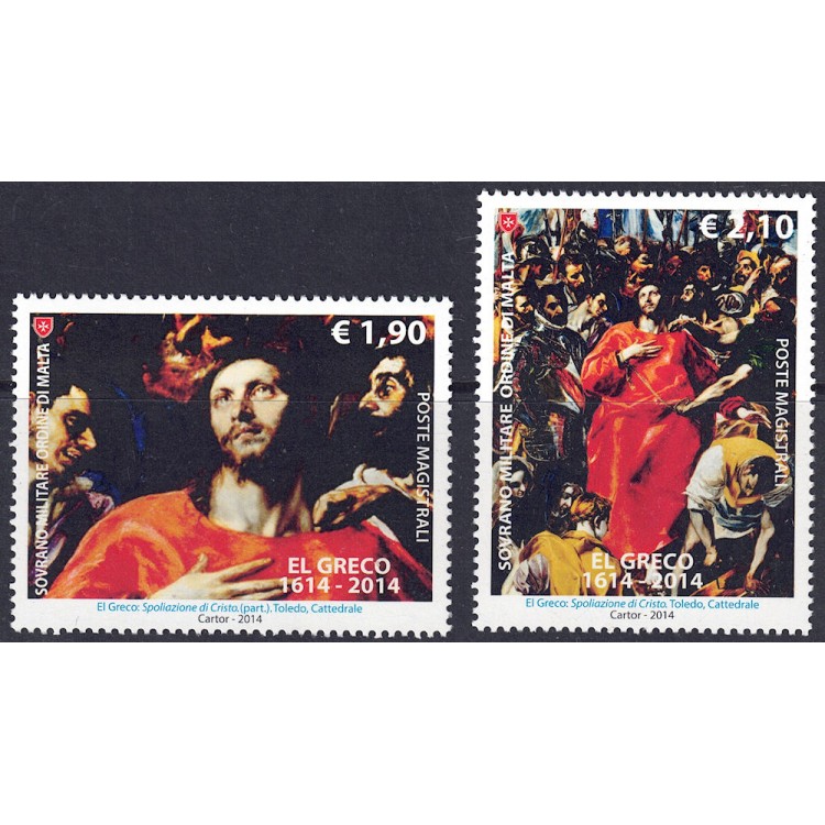 SMOM 2014 Dominikos Theotokopoulos (El Greco) 2v MNH**