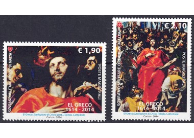 SMOM 2014 Dominikos Theotokopoulos (El Greco) 2v MNH**