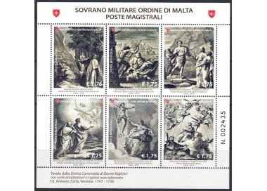 SMOM 2014 Masterpieces of Literature s/s MNH**