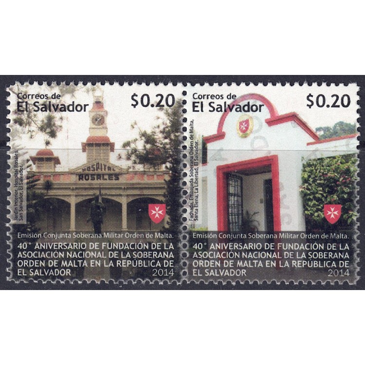 EL SALVADOR 2014 Associazione Nazionale di El Salvador 2v MNH**