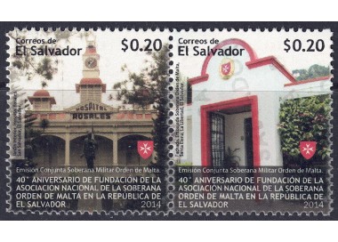 EL SALVADOR 2014 Associazione Nazionale di El Salvador 2v MNH**