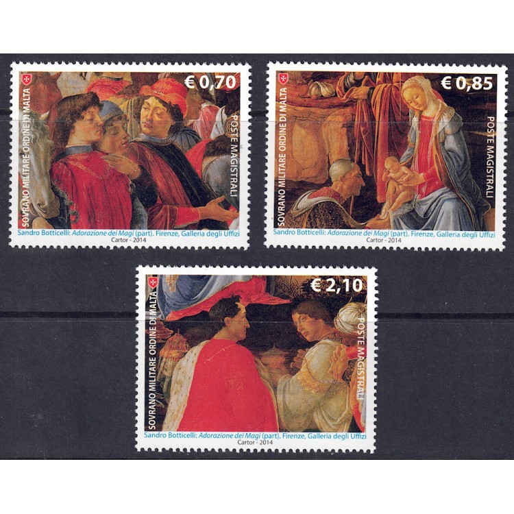 SMOM 2014 Iconografia dei Re Magi 3v MNH**