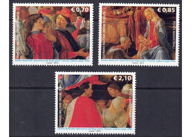 SMOM 2014 Iconography of the Three Kings 3v MNH**