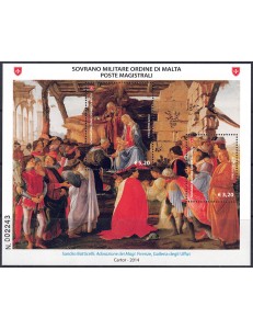 SMOM 2014 Iconography of the Three Kings s/s MNH**