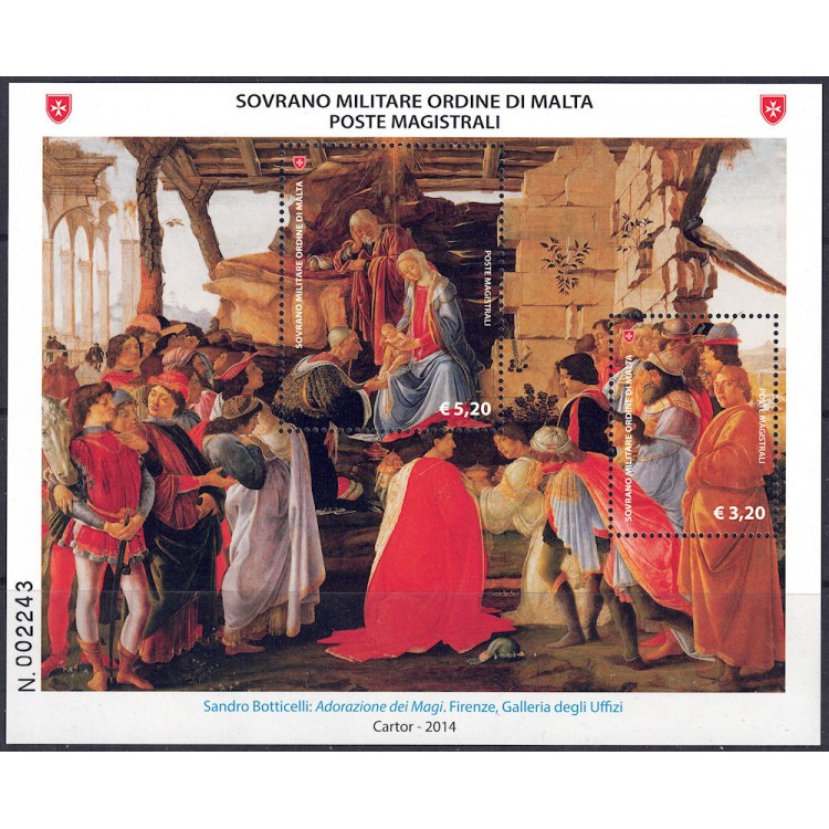 SMOM 2014 Iconografia dei Re Magi BF MNH**