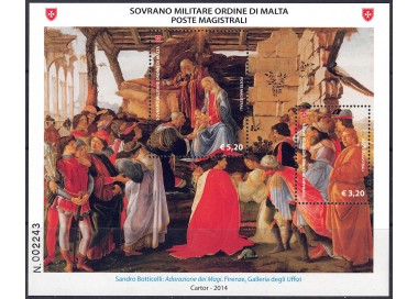 SMOM 2014 Iconography of the Three Kings s/s MNH**