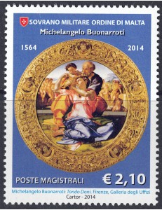 SMOM 2014 Michelangelo Buonarroti MNH**