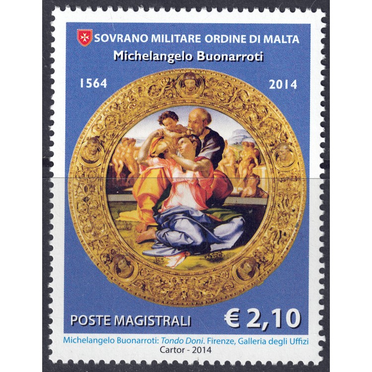 SMOM 2014 Michelangelo Buonarroti MNH**