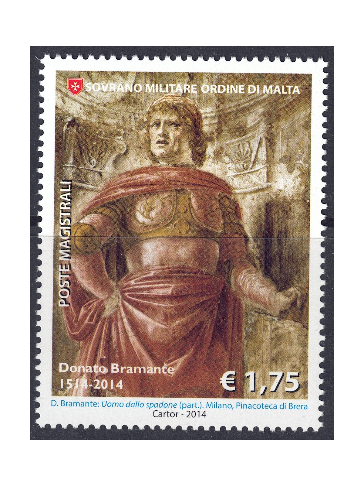 SMOM 2014 Donato Bramante MNH**