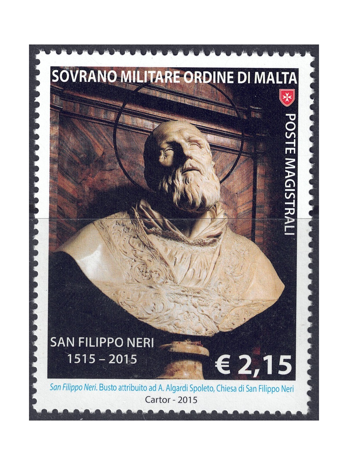 SMOM 2015 San Filippo Neri MNH**