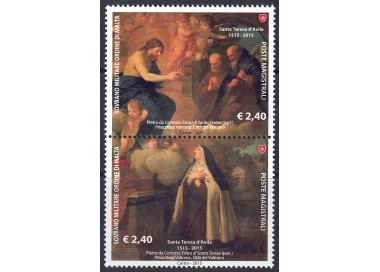 SMOM 2015 Santa Teresa D'Avila 2v MNH**