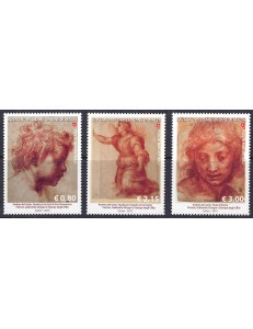 SMOM 2015 Drawing in Art (6th series) 3v MNH**