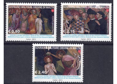 SMOM 2015 San Giovanni Battista 3v MNH**
