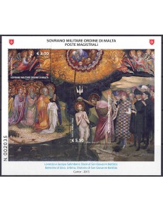 SMOM 2015 St. John the Baptist s/s MNH**