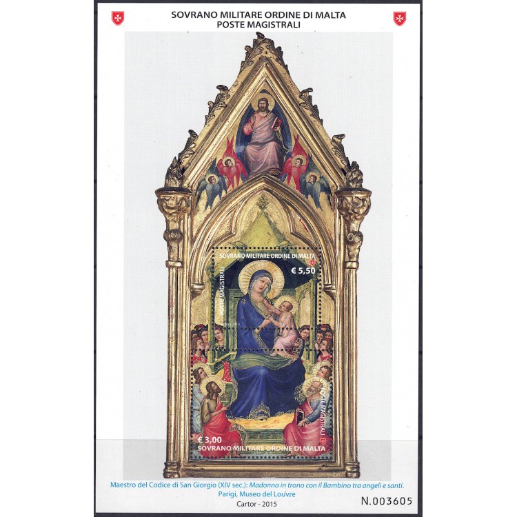 SMOM 2015 Masters of Painting s/s MNH**