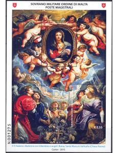 SMOM 2015 Christmas s/s MNH**