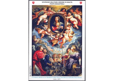 SMOM 2015 Christmas s/s MNH**