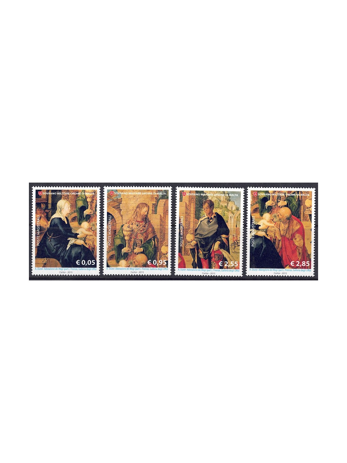 SMOM 2015 Iconografia dei Re Magi 4v MNH**