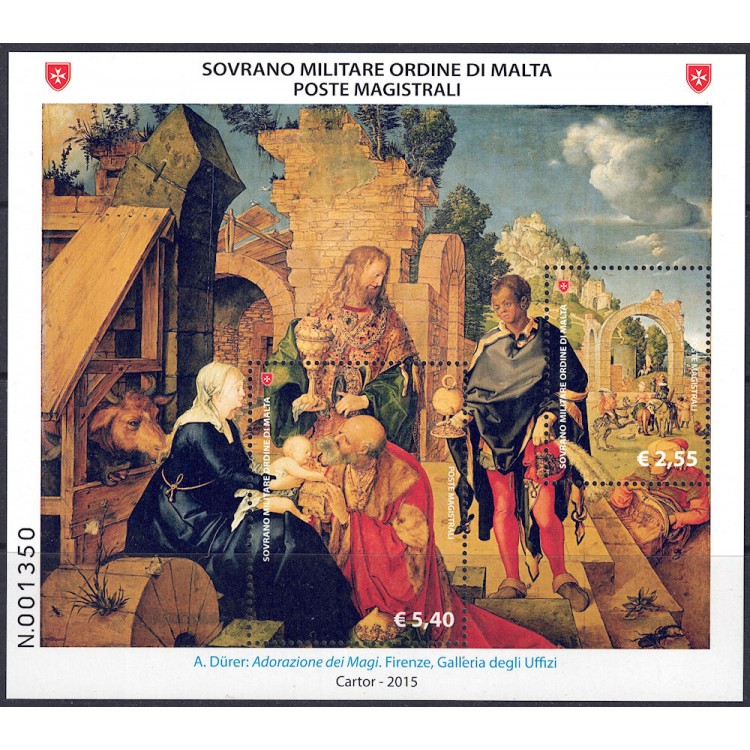 SMOM 2015 Iconografia dei Re Magi BF MNH**
