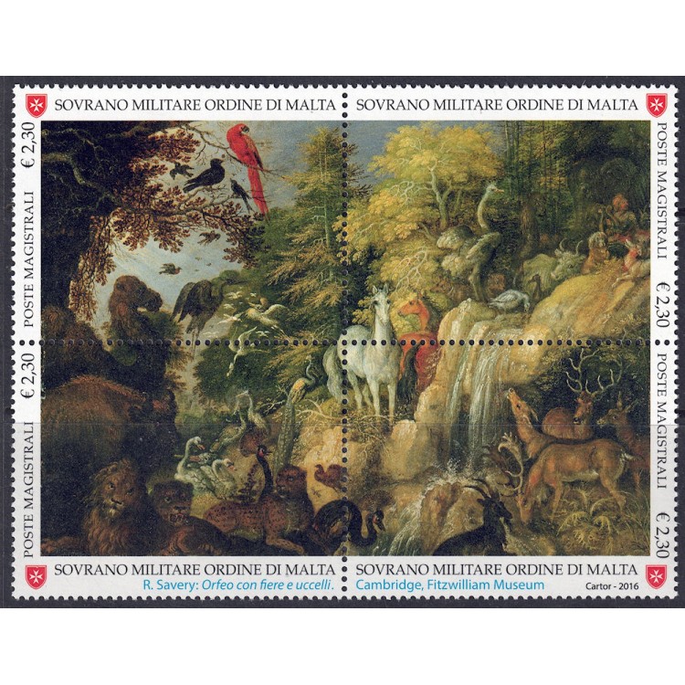 SMOM 2016 Natura e arte 4v MNH**