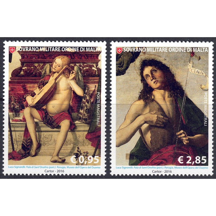SMOM 2016 St. John the Baptist 2v MNH**