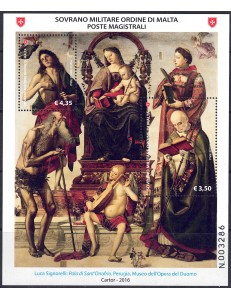 SMOM 2016 St. John the Baptist s/s MNH**