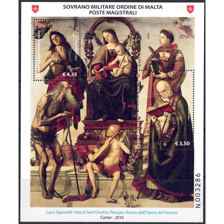 SMOM 2016 St. John the Baptist s/s MNH**
