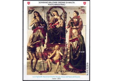 SMOM 2016 San Giovanni Battista BF MNH**