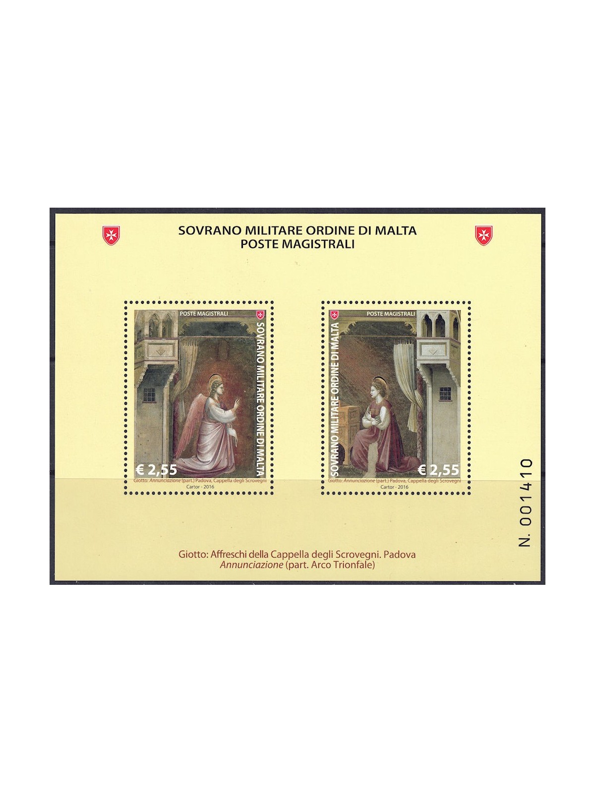 SMOM 2016 The pictorial cycles (2nd series) s/s MNH**