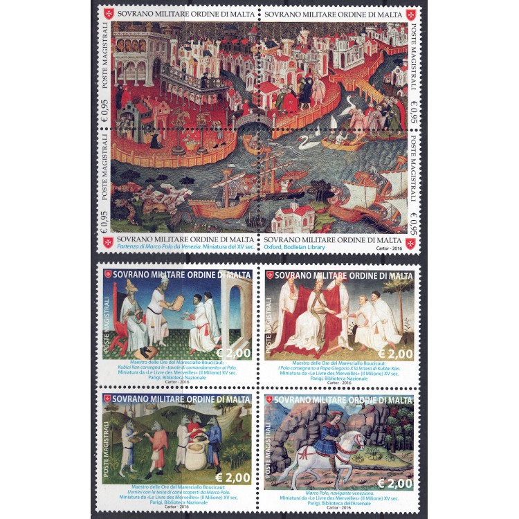 SMOM 2016 The Art of Miniature 8v MNH**