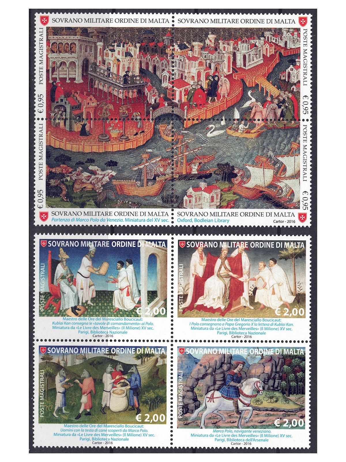 SMOM 2016 The Art of Miniature 8v MNH**