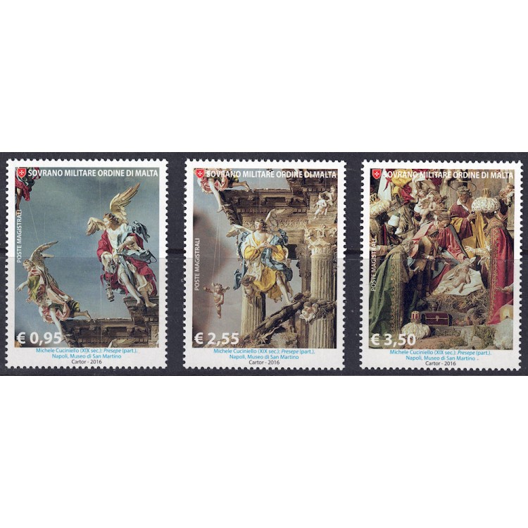 SMOM 2016 Iconografia dei Re Magi 3v MNH**